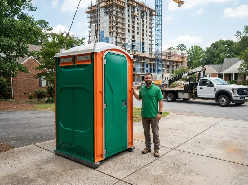 High-Rise and Crane-Lift Restroom in Raleigh, NC